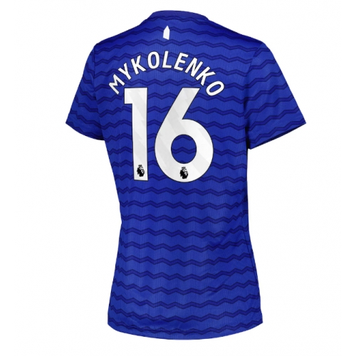Billige Fotballdrakt Everton Vitaliy Mykolenko #16 Replika Hjemmedrakt Dame 2025-26 Kortermet Billige Fotballdrakt Everton Vitaliy Mykolenko #16 Replika Hjemmedrakt Dame 2025-26 Kortermet